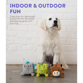 Outward Hound Cube-Eez 2-in-1 Squeaker Dog Toy - Elephant image 4
