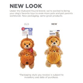 Charming Pet Pouch Pals Plush Dog Toy - Lion with Baby in Pouch image 4