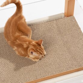 Pidan Sound Sleep Modern Hammock-Style Cat Bed with Bonus Scratch Pad image 4