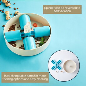 SPIN Interactive Adjustable Slow Feeder for Cats and Dogs - Windmill image 4