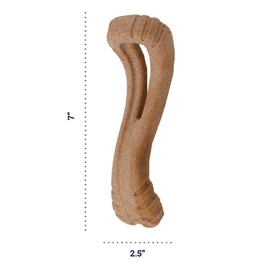 Petstages Dogwood Flip & Chew Real Wood Textured Dog Bone - Medium image 4