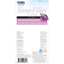 Inaba Cat Extra Tender Grilled Tuna Fillet in Tuna Flavoured Broth Meal Topper Treat - 6-Pack image 4