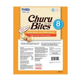 Inaba Dog Churu Bites Treats Chicken Wraps with Creamy Chicken Filling 48 x 12g Tubes image 4