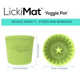 Lickimat Yoggie Pot Slow Feeder Dog Bowl for Wet & Dry Food image 4