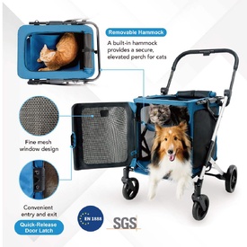 BigBuddy 2-in-1 Pet Stroller & Crate Combo | Versatile, Comfortable, and Durable image 4