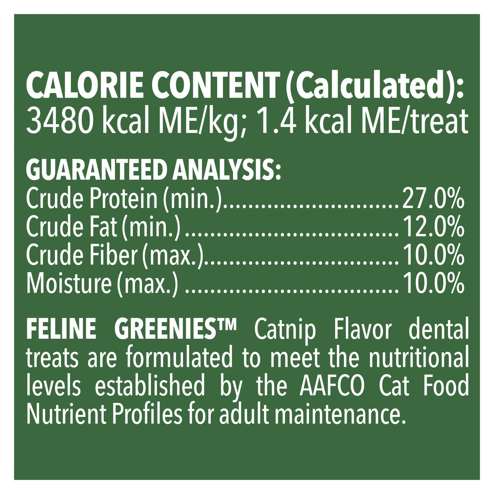 Greenies Feline Cat Dental Treats Catnip Flavour 60g image 5