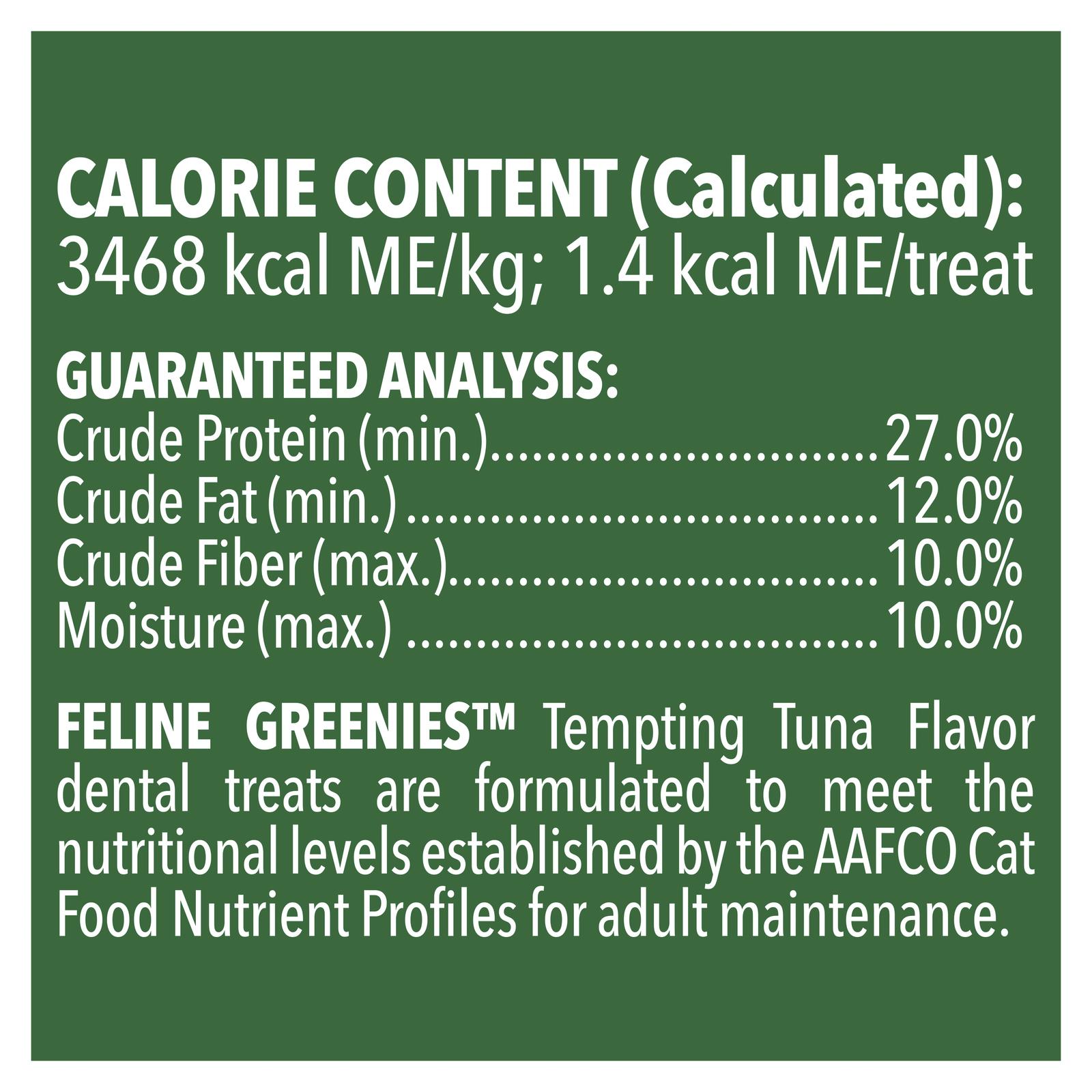Greenies Feline Cat Dental Treats Tempting Tuna Flavour 60g image 5