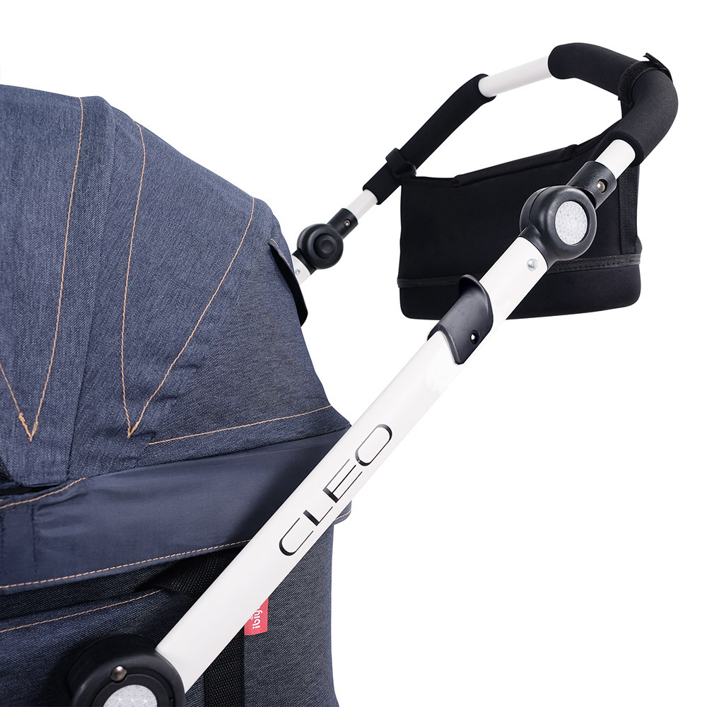 Ibiyaya CLEO Multifunction Pet Stroller & Car Seat Travel System - Blue Jeans image 5