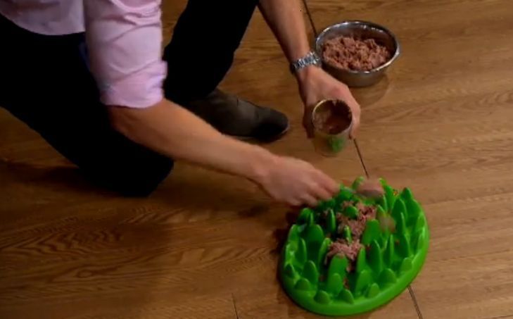 Northmate Green Mini Interactive Slow Food Dog Bowl image 5