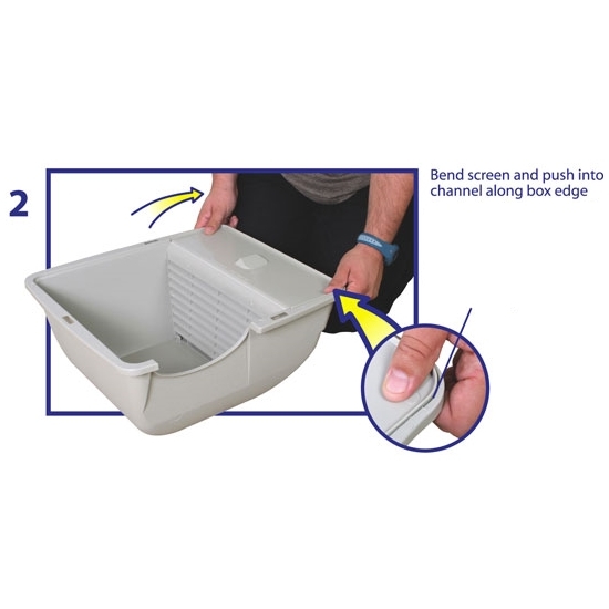 Cat litter box Australia Omega Roll'n Clean Cat Litter Box