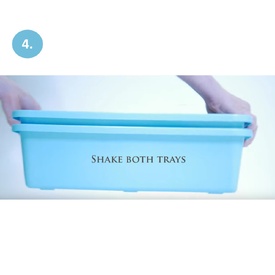 Cat Mate Litter Double Sieve Tray & Scoop for Natural Litters - Beige image 5