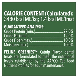 Greenies Feline Cat Dental Treats Catnip Flavour 10 x 60g Packs image 5