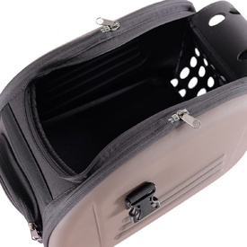 IBIYAYA Classic Foldable Pet Carrier with Multiple Access Points - Beige image 5