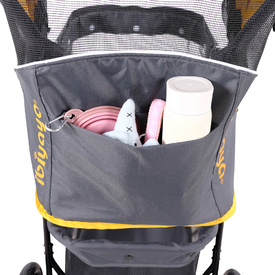 Ibiyaya Cloud 9 Pet Stroller for Cats & Dogs up to 20kg - Mustard Yellow image 5
