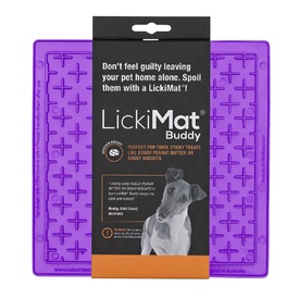 Lickimat Buddy Original Slow Food Anti-Anxiety Licking Mat for Cats & Dogs image 5