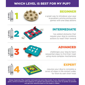 Nina Ottosson Smart Interactive Puzzle Dog Toy for Puppies - Level 1 image 5