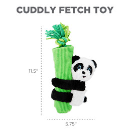Outward Hound 3-in-1 Tug & Toss Dog Toy - Cuddly Climbers Panda image 5