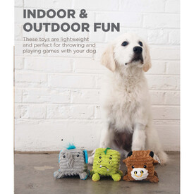 Outward Hound Cube-Eez 2-in-1 Squeaker Dog Toy - Hippo image 5