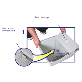 Omega Paw Roll n Clean Easy Clean Covered Cat Litter Box image 5