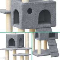 Cat Scratching Tree 170CM Scratcher Post Climbing Tower Pole Cat Furniture Multi Level Condo image 5