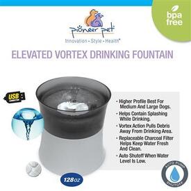 Pioneer Pet Vortex Elevated Filtered Water Fountain for Cats & Dogs 3.7 Litres image 5