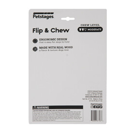 Petstages Dogwood Flip & Chew Real Wood Textured Dog Bone - Medium image 5