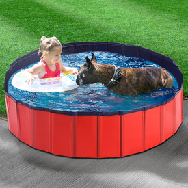 Pet Swimming Pool Dog Cat Animal Folding Bath Washing Portable Pond image 5