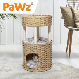 PaWz Cat and Small Dog Enclosed Pet Bed Puppy House with Soft Cushion image 5