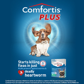 Comfortis PLUS for Dogs Kills Fleas, Worm & Heartworm - 6 Pack image 5