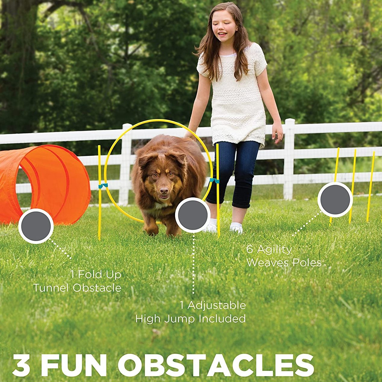 Outward Hound ZipZoom Outdoor Agility Kit for Dogs image 6