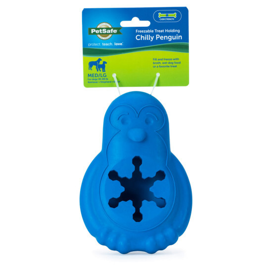 Petsafe Chilly Penguin Freezable Tough Treat Dispensing Dog Toy image 6
