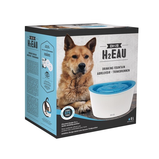 Zeus H2Eau (Dogit Fresh & Clear) Pet Water Fountain for Cats & Dogs - 6 litres image 6