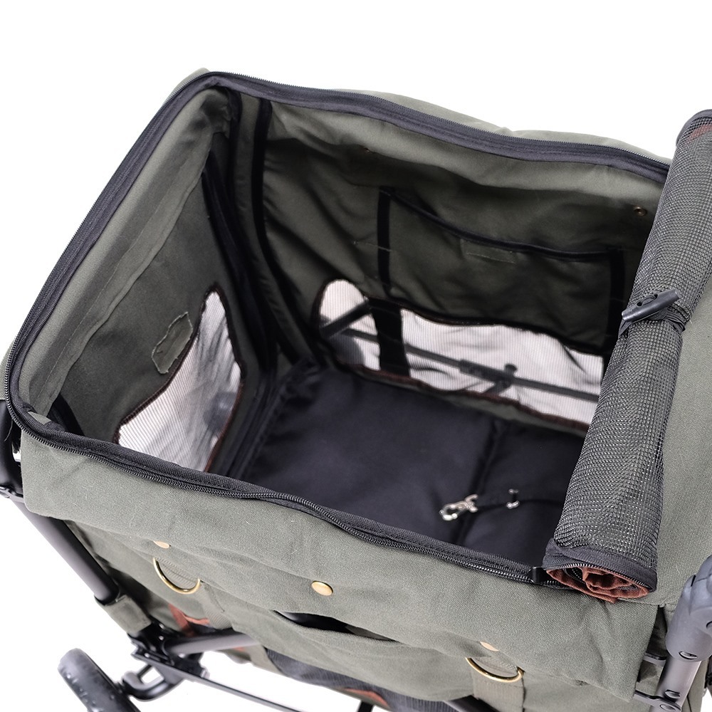 Ibiyaya Gentle Giant Dual Entry Easy-Folding Pet Wagon Stroller Pram for Dogs up to 25kg image 6