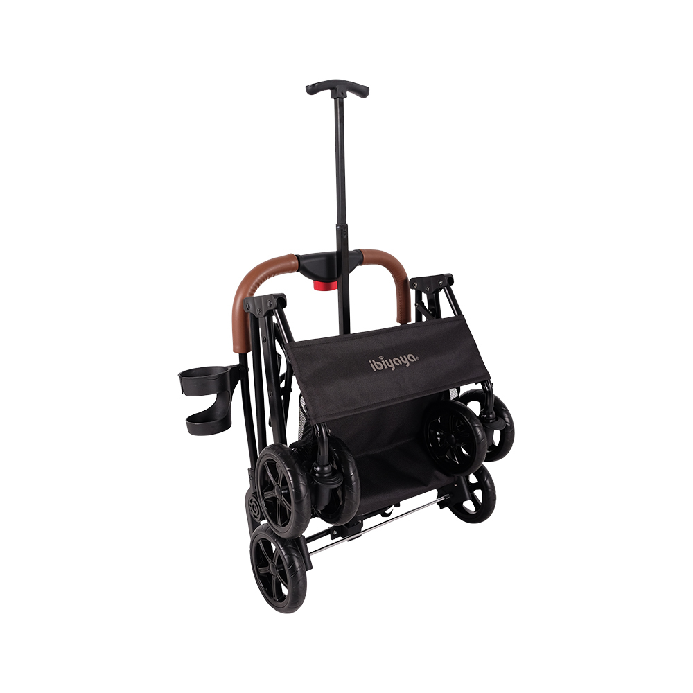 Ibiyaya Travois Tri-fold Pet Travel Stroller System - Spearmint image 6
