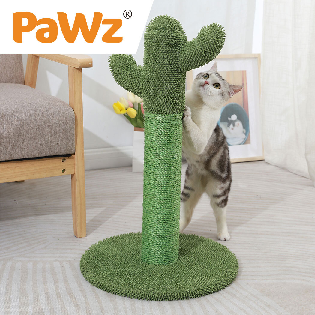 Cactus Cat Scratching Posts Pole Tree Kitten Climbing Scratcher Furniture Toys image 6