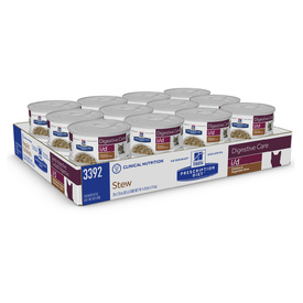 Hills Prescription Diet i/d Digestive Health Support Chicken & Vegetable Stew Cat Food 82g x 24 Cans image 6
