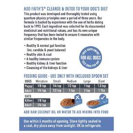 Augustine Approved Faith's Cleanse & Detox Supplement Powder for Dogs image 6