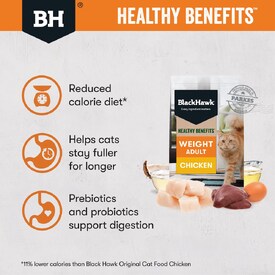 Black Hawk Healthy Benefits Weight Management Dry Cat Food Chicken image 6