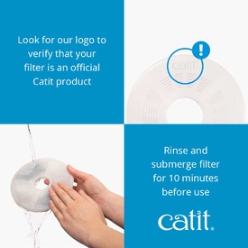 Catit 2.0 Blue LED Flower Water Fountain with Nightlight for Cats & Dogs - 3 litres image 6