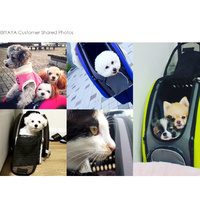 Ibiyaya EVA Pet Carrier/Wheeled Carrier Backpack - Hot Pink image 6