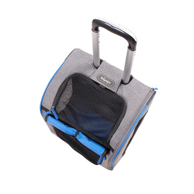 Ibiyaya New Liso Backpack Parallel Transport Pet Trolley - Slate/Sapphire image 6