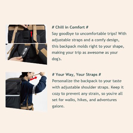 Ibiyaya Champion 3-in-1 Carrier, Backpack & Car Seat for Dogs up to 12kg image 6