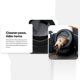 Litter Robot 4 Automatic Cat Litter System in Black or White image 6
