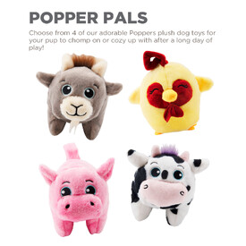 Outward Hound Tail Poppers Plush Extra Small Dog Toy - Goat image 6