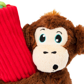 Outward Hound 3-in-1 Tug & Toss Dog Toy - Cuddly Climbers Monkey image 6