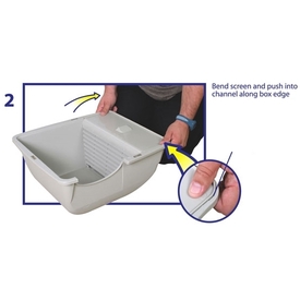 Omega Paw Roll n Clean Easy Clean Covered Cat Litter Box image 6