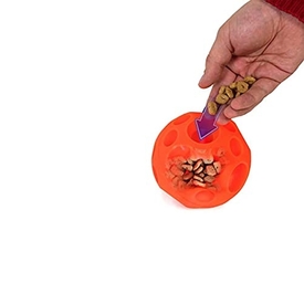 Omega Paw Tricky Treat Ball Treat & Food Dispensing Dog Toy - Small image 6