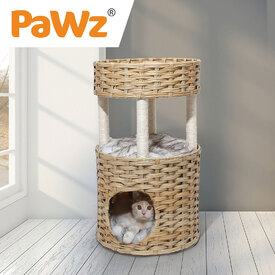 PaWz Cat and Small Dog Enclosed Pet Bed Puppy House with Soft Cushion image 6