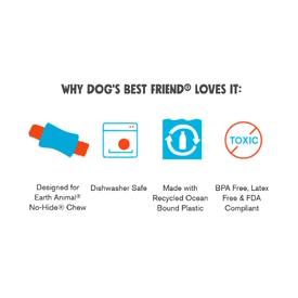West Paw Funnl Dog Treat & Chew Hiding Toy for Moderate Chewers image 6