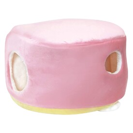All Fur You Soft and Comfortable Rainbow Cat House Bed in Pink image 6